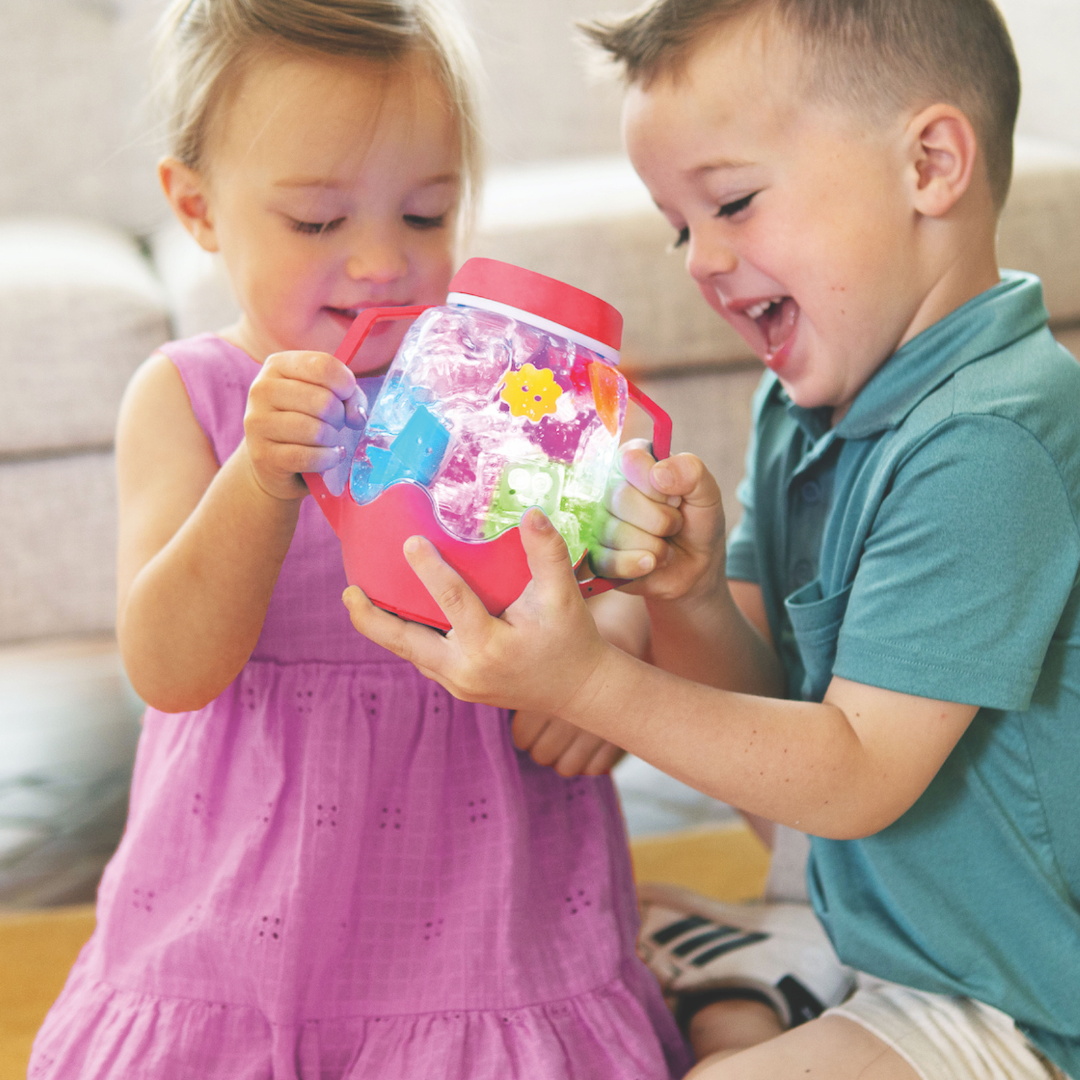 Glo Pal Sensory Play Jar PINK