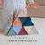 Earth tone silicone stacking blocks