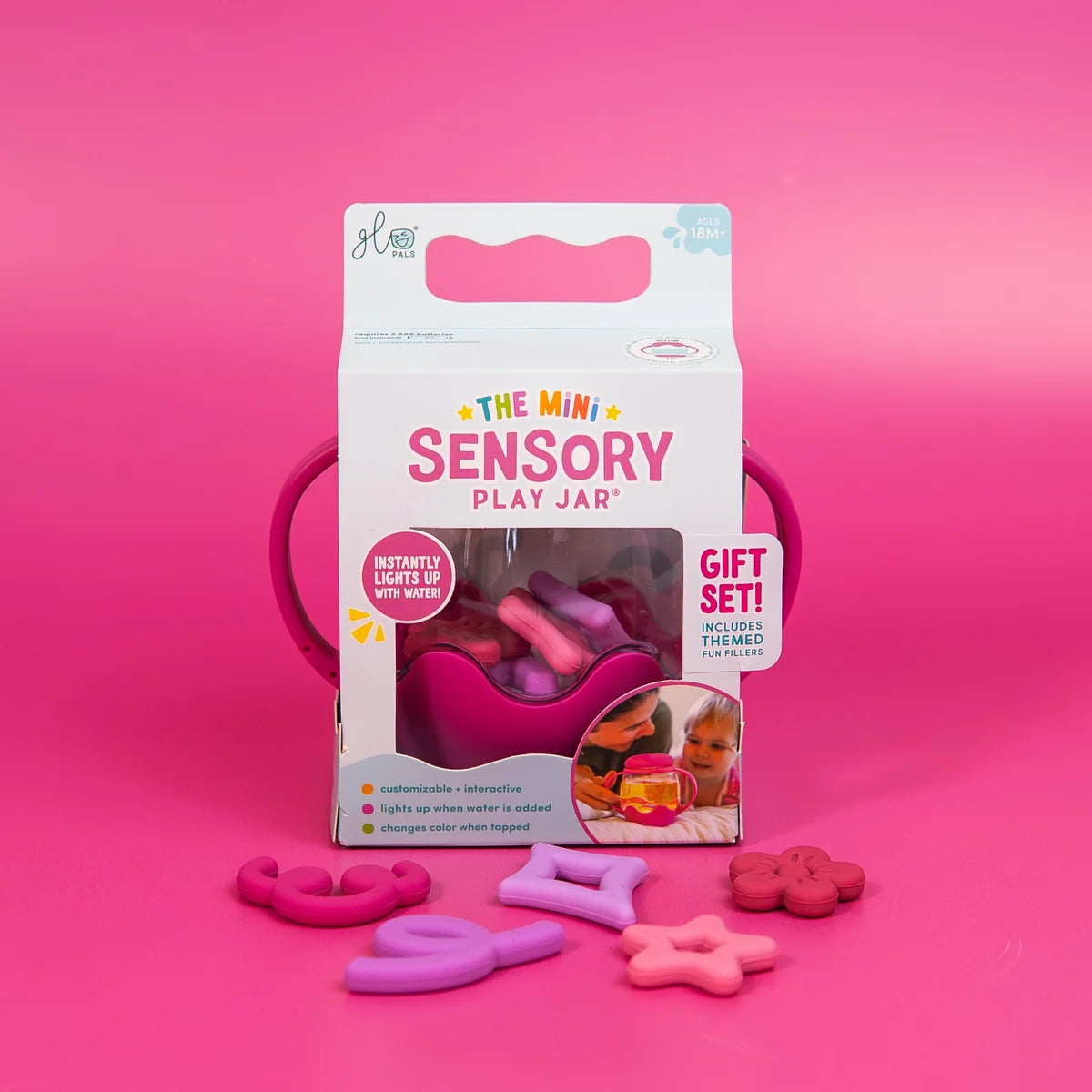 Mini Sensory Play Jar® Gift Set - PINK Gumdrop