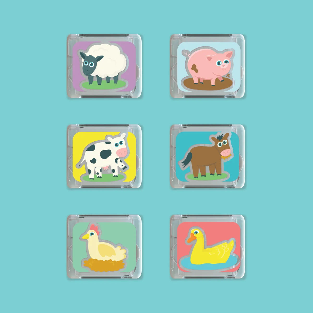 Glo Pal Light-Up Cubes 6-Pack FARM 🐮