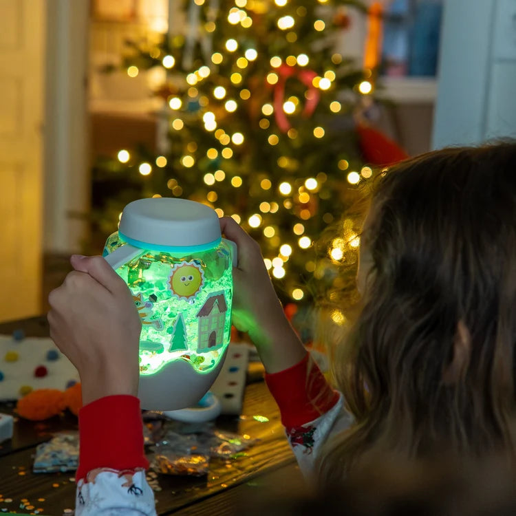 DIY Sensory Jar Gift Set - Sensory Snow globe
