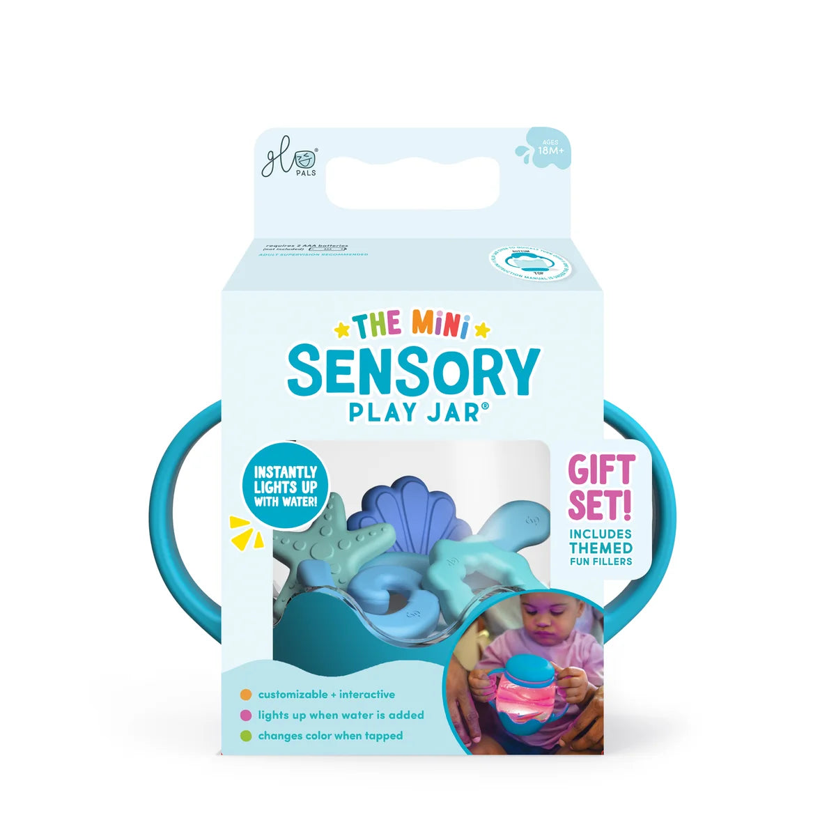 Mini Sensory Play Jar® Gift Set - BLUE Lagoon