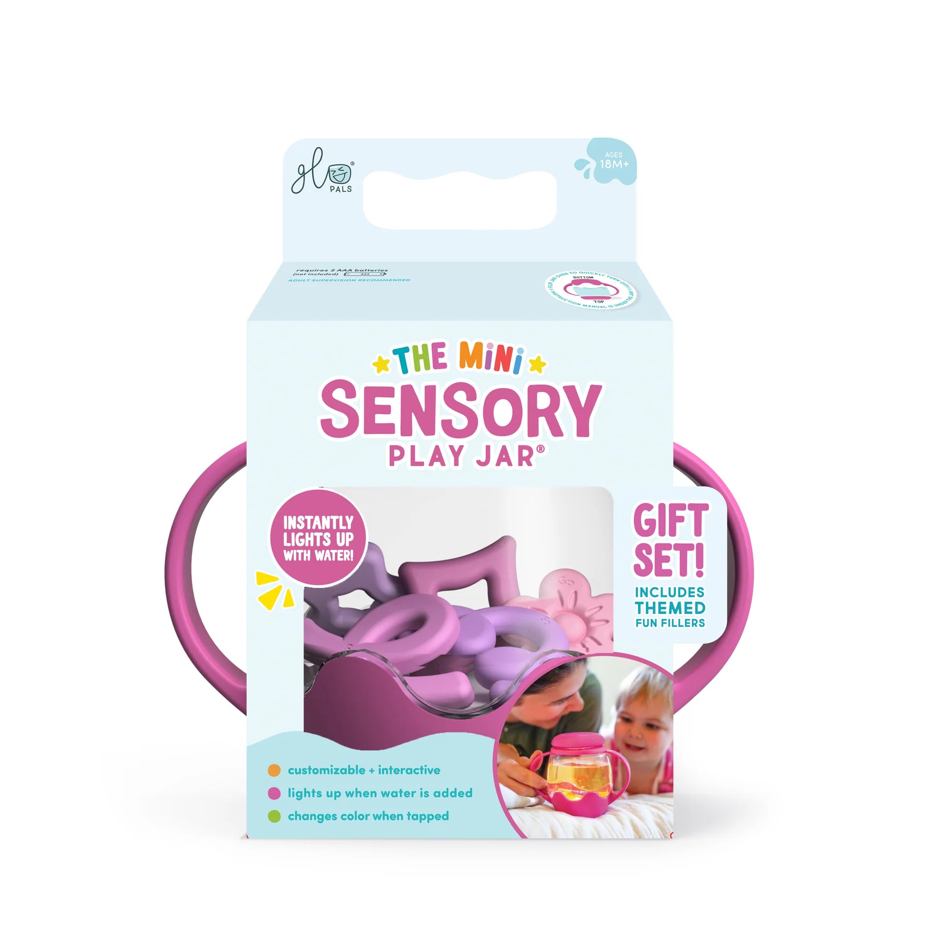 Mini Sensory Play Jar® Gift Set - PINK Gumdrop