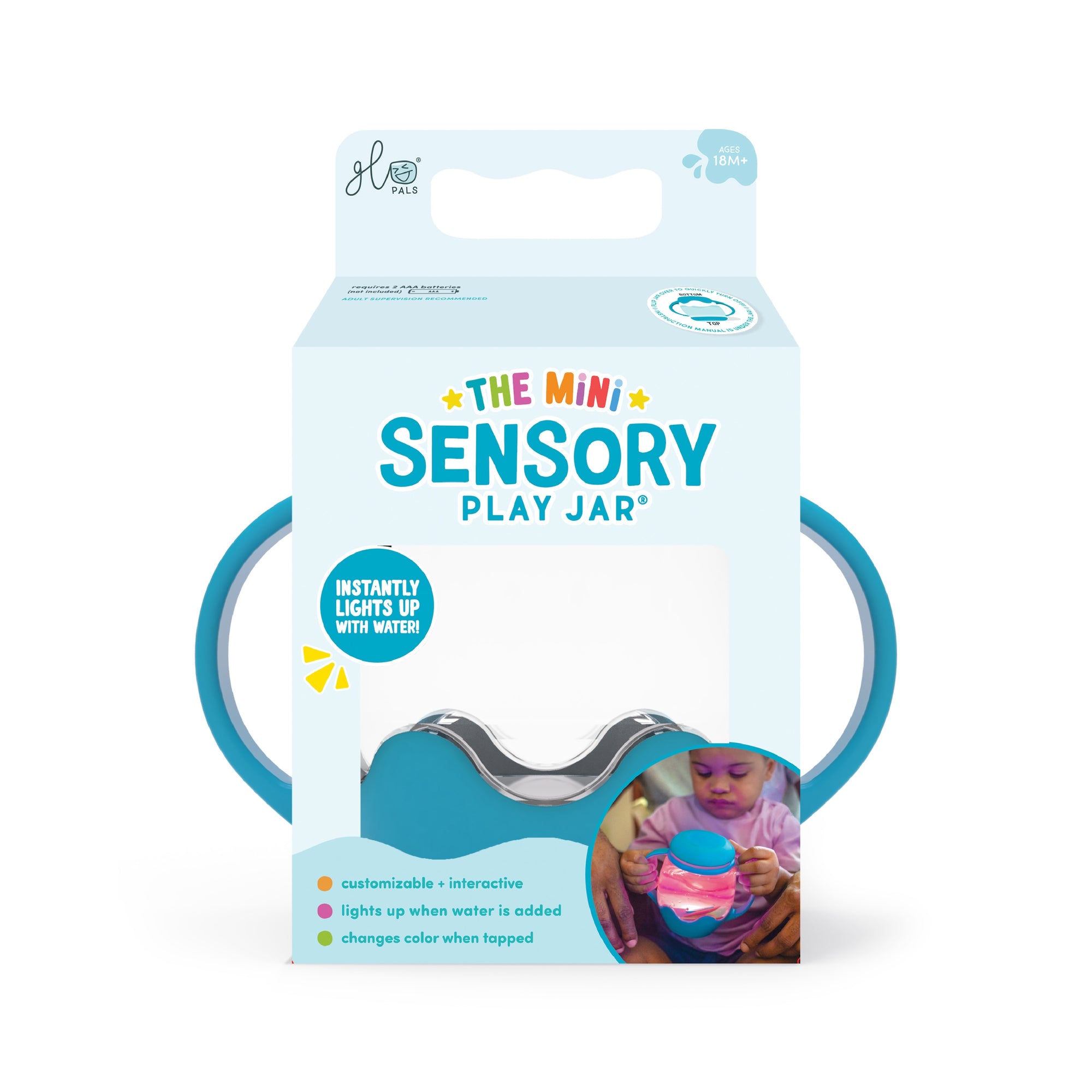 NEW – Mini Sensory Play Jar® - BLUE