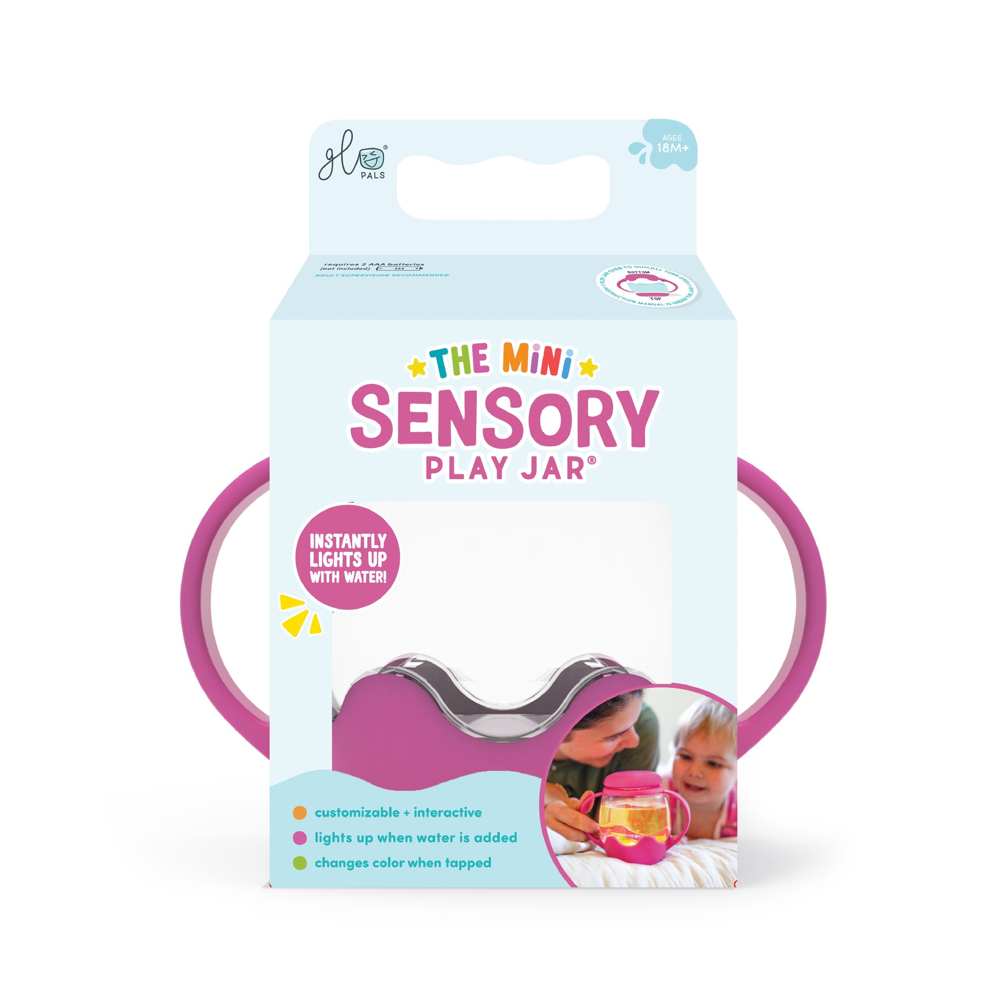NEW – Mini Sensory Play Jar® - PINK