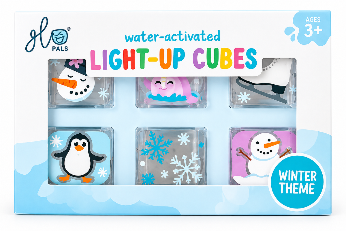 Glo Pals Light-Up Cubes, 6-Pack WINTER❄️