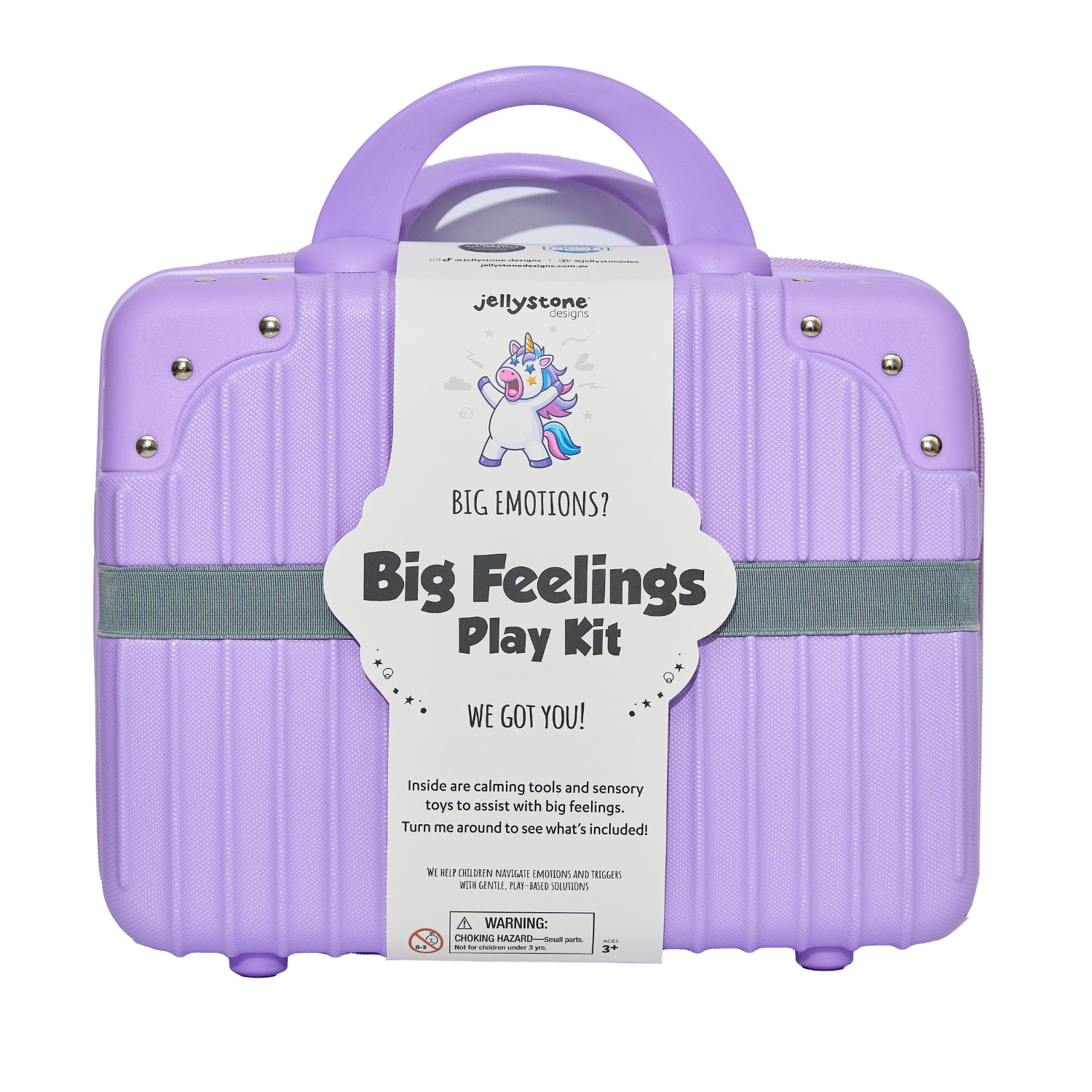 🦄 Big Feelings Play Kit - Unicorn with Suitcase