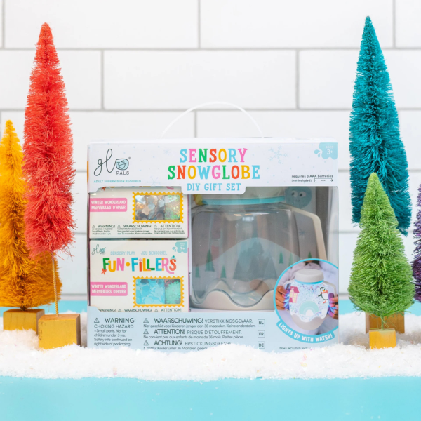 DIY Sensory Jar Gift Set - Sensory Snow globe