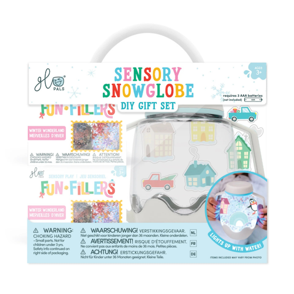DIY Sensory Jar Gift Set - Sensory Snow globe