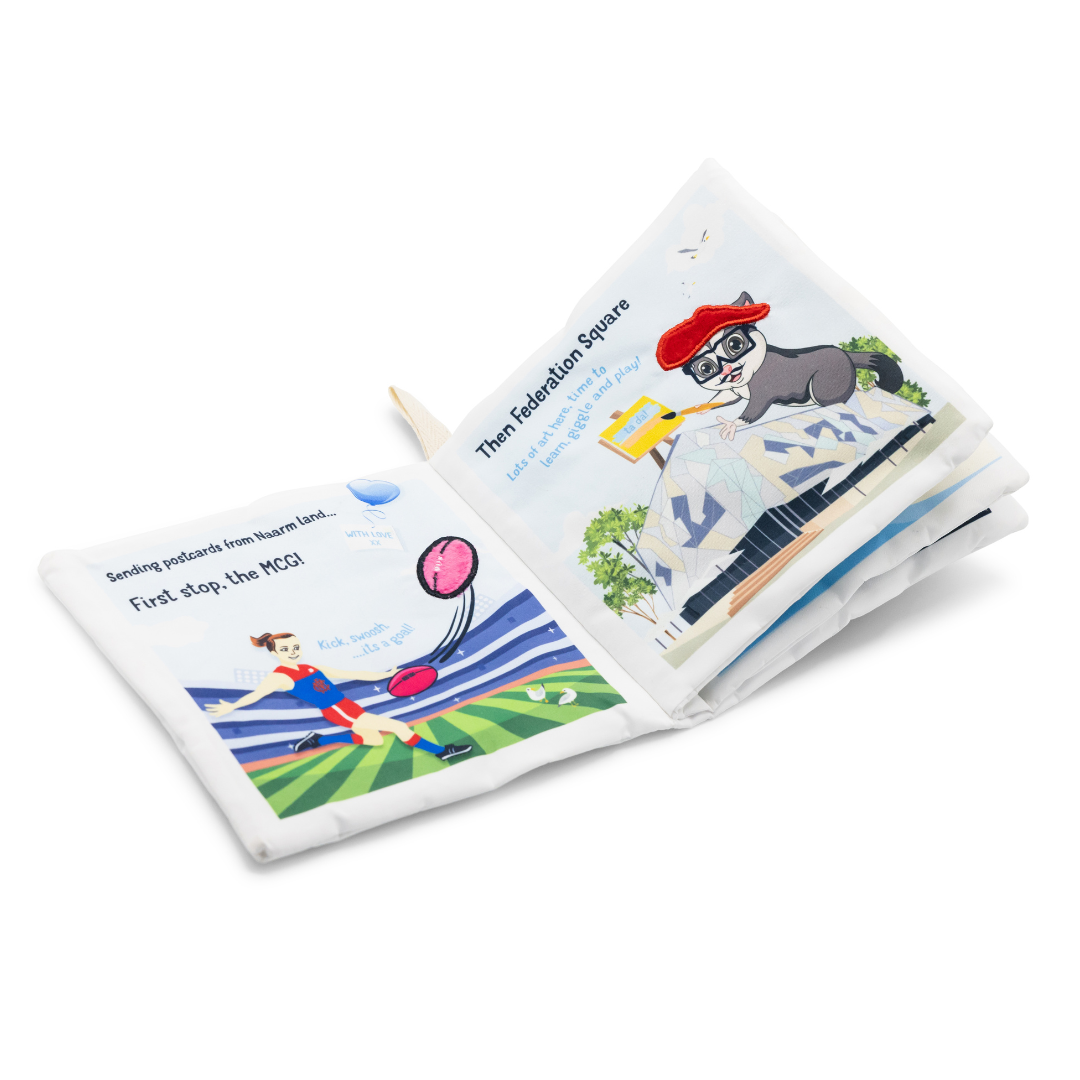 Melbourne-Baby-Soft-Book-Jellystone-Designs