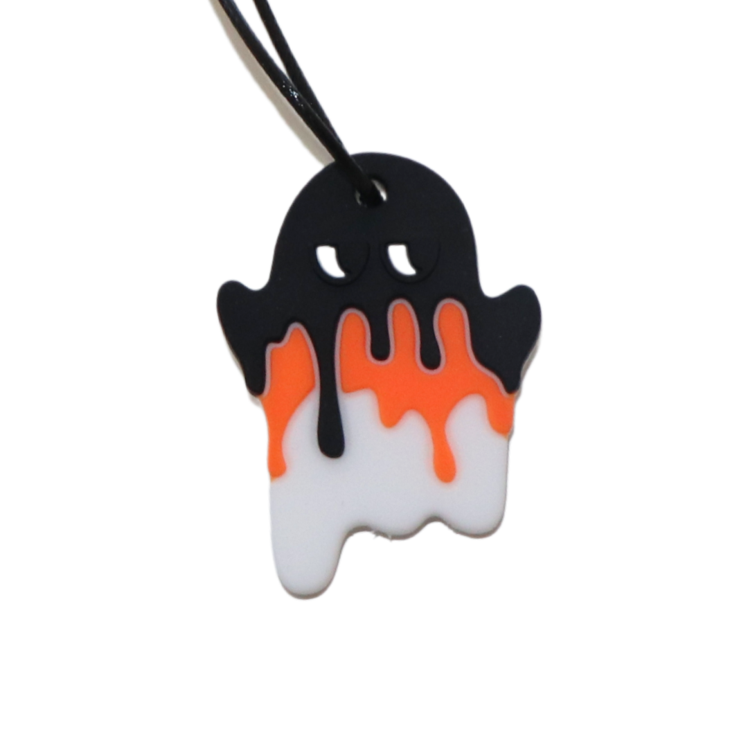 Spooky Ghost Pendant Green