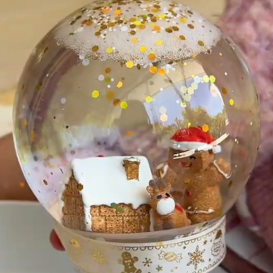 DIY Christmas Snow Globe - PRE-ORDER SHIPPING FROM 17TH NOV