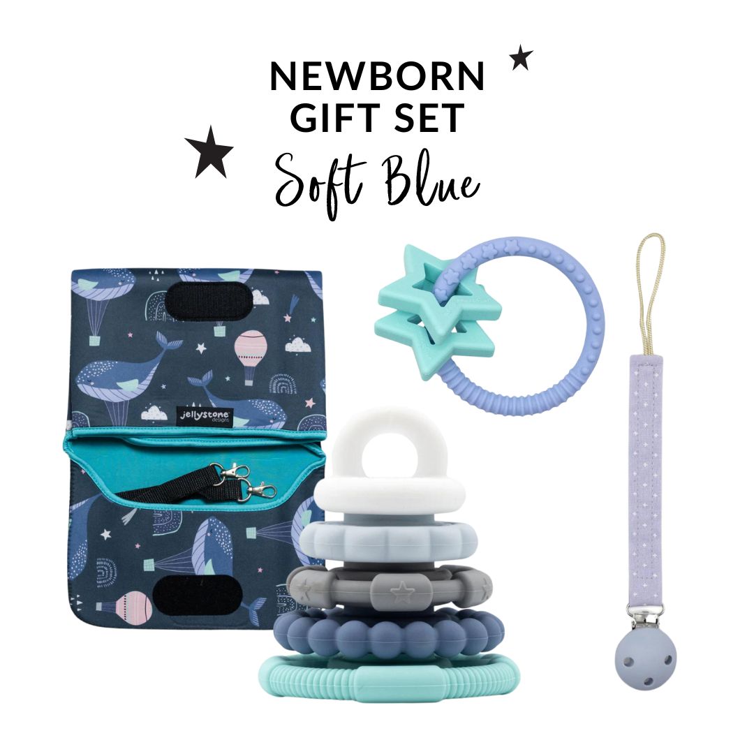 Newborn Gift Set - Soft Blue
