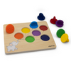 Silicone Tops of Wooden Colour Matching Puzzle