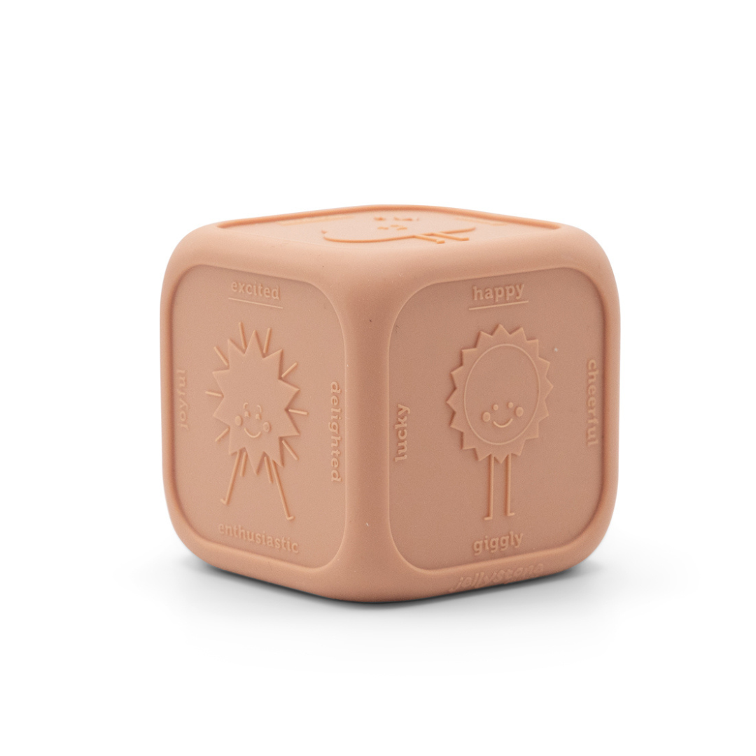 Feelings Cube with Emotions on Each Side