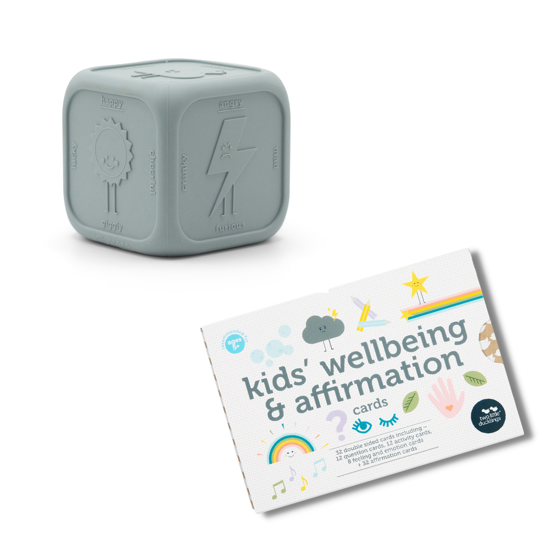 Feeling and Emotions Cube and Wellbeing Cards