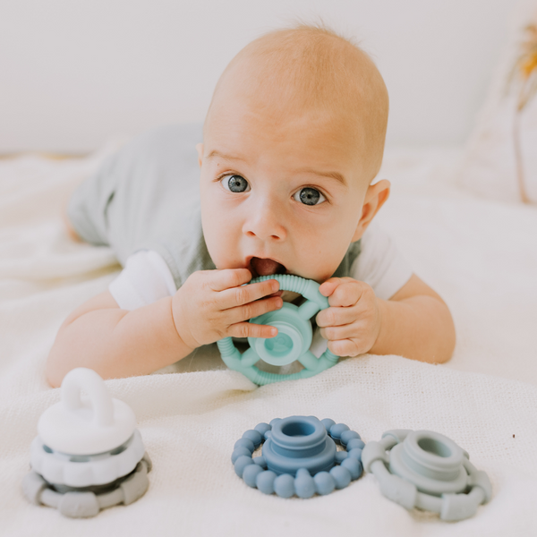 Rainbow Stacker | Multipurpose Teether Toy | Jellystone Designs