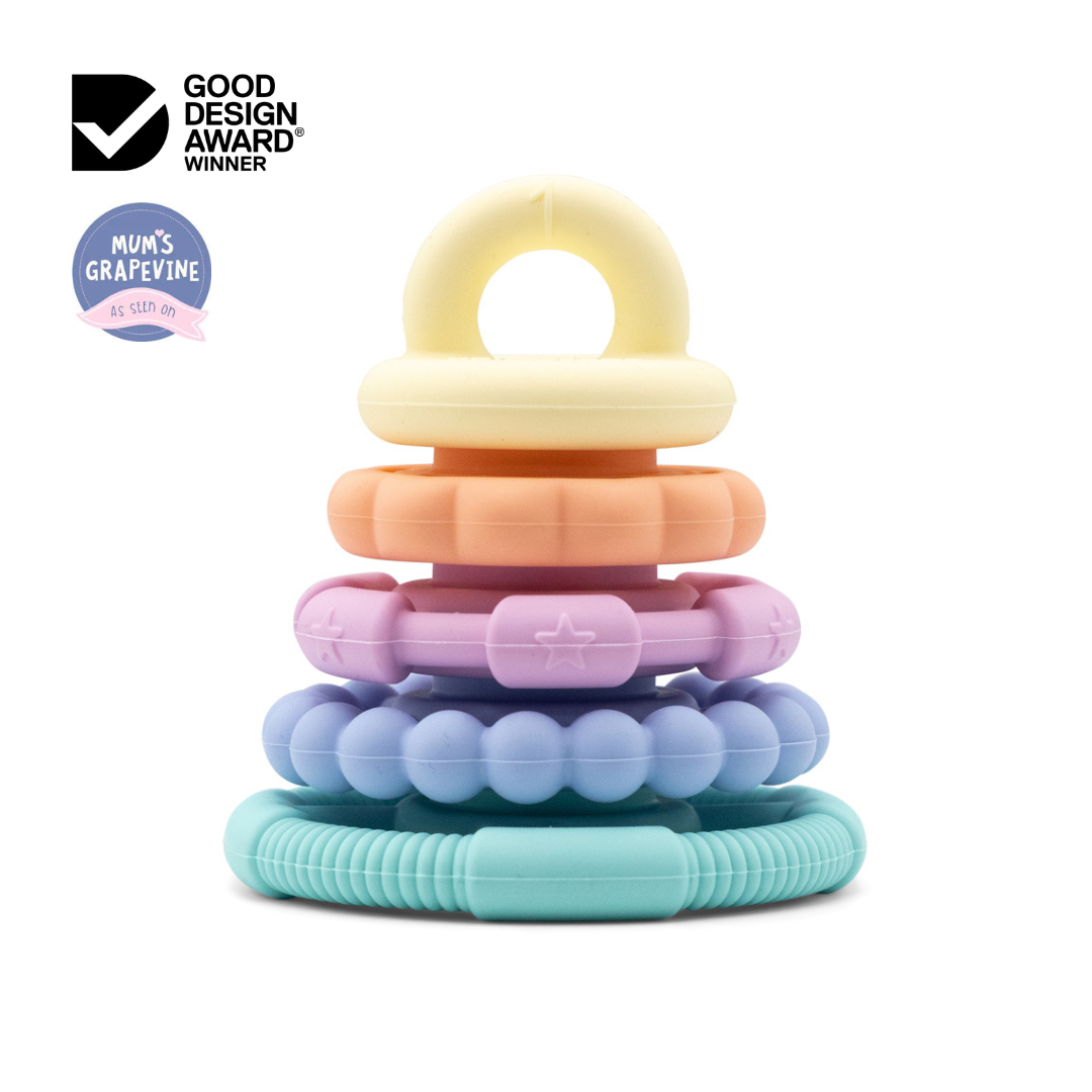 Jellystone Rainbow Stacker and Teether Toy 